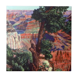 Imagem do vintage da paisagem do Grand Canyon
