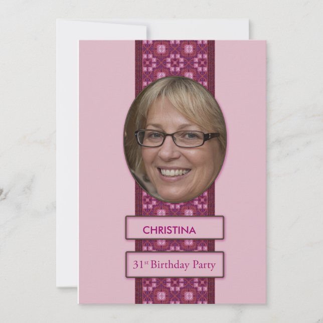 Imagem e nome do Convite de aniversário 31 (Frente)