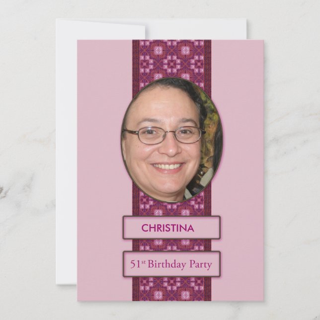 Imagem e nome do Convite de aniversário 510 (Frente)