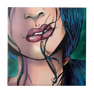 Imagem em quadrinhos de uma garota sexy chamada Mi