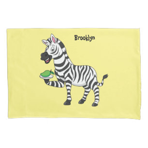 Imagem engraçada de desenho animado de zebra
