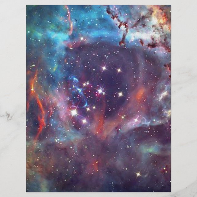 Imagem espacial da Nebula Galáxia. (Frente)