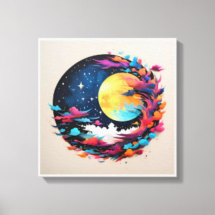 Imagem impressa na canvas para cores bonitas, 189