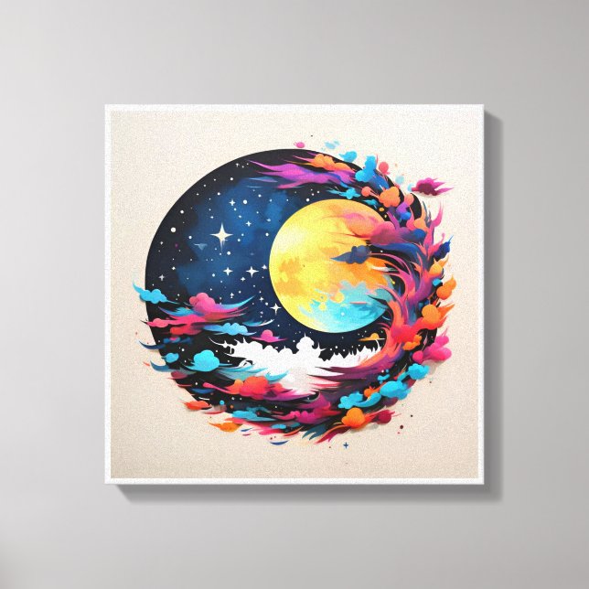 Imagem impressa na canvas para cores bonitas, 189 (Frente)