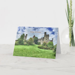 Imagem irlandesa do cartão de saudação de aniversá