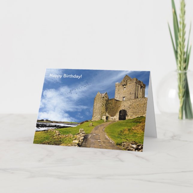 Imagem irlandesa do cartão de saudação de aniversá (Frente)