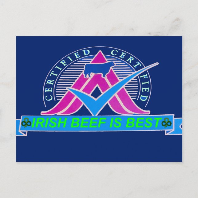 Imagem irlandesa do cartão postal (Frente)