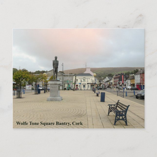 Imagem irlandesa do cartão postal (Frente)