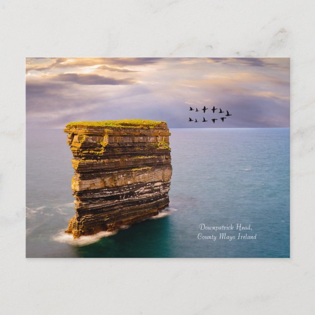 Imagem irlandesa do cartão postal (Frente)