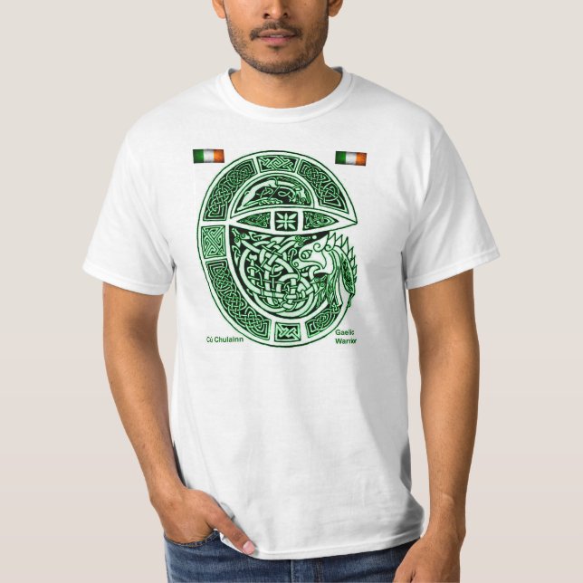 Imagem irlandesa para a camiseta masculina (Frente)