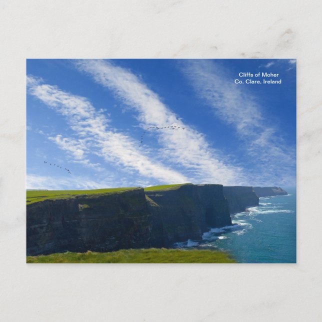 Imagem irlandesa para cartão postal (Frente)