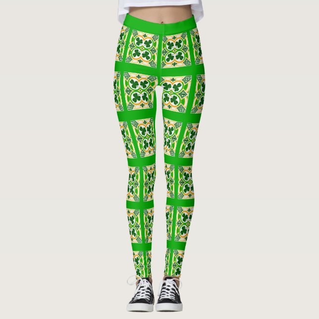 Imagem irlandesa para Leggings (Frente)
