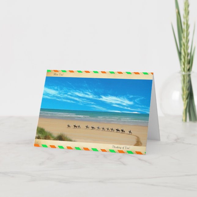 Imagem irlandesa para o cartão de boas-vindas (Frente)