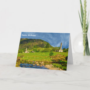 Imagem irlandesa para o cartão do aniversário