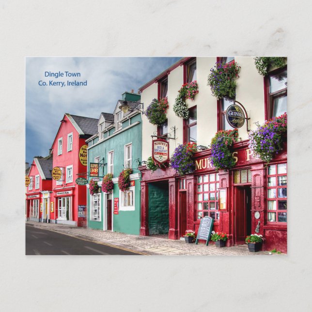 Imagem irlandesa para o cartão postal (Frente)