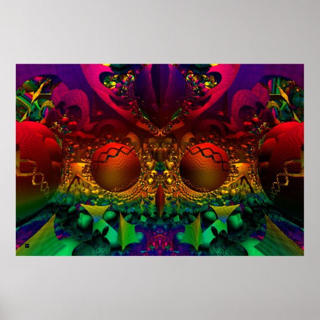 Imagem Iterada Luz Preta Poster 8 (Frente)