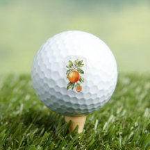 Imagem Laranja Elegante Das Bolas De Golfe