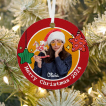 Imagem Personalizada de Estrelas de Natal Retroati