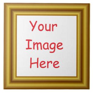 Imagem personalizada e quadro Dourado impresso