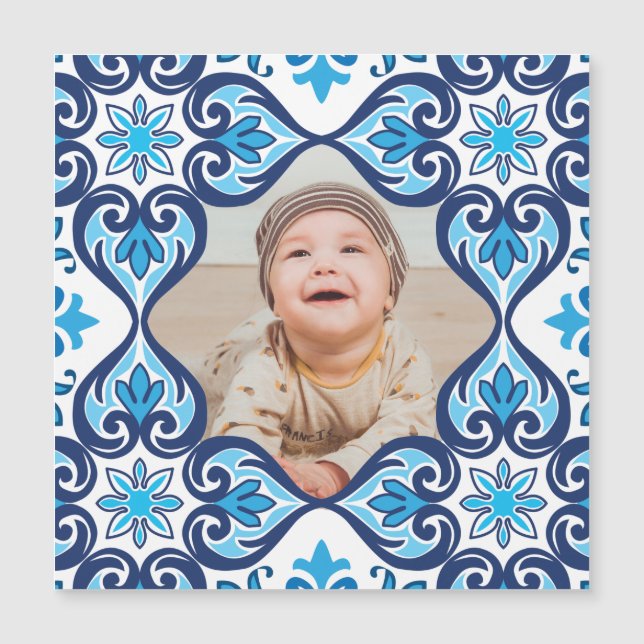 Imagem própria, Azulejos azuis e brancos (Frente)