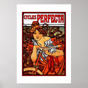 Imagem retro de Mucha do artista do impressão