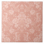 Imagem Romântica Chic Floral Damask-Peach<br><div class="desc">Design de damasco floral,  inspirado no legante vintage,  com flores de pêssego chic monocromáticas,  claras-escuras,  rolhas de folhas e baloiços de delicadas fitas de legado. Este padrão é perfeito e pode ser dimensionado para cima ou para baixo.</div>