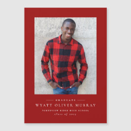 Imagem simples do anúncio clássico de graduação ve