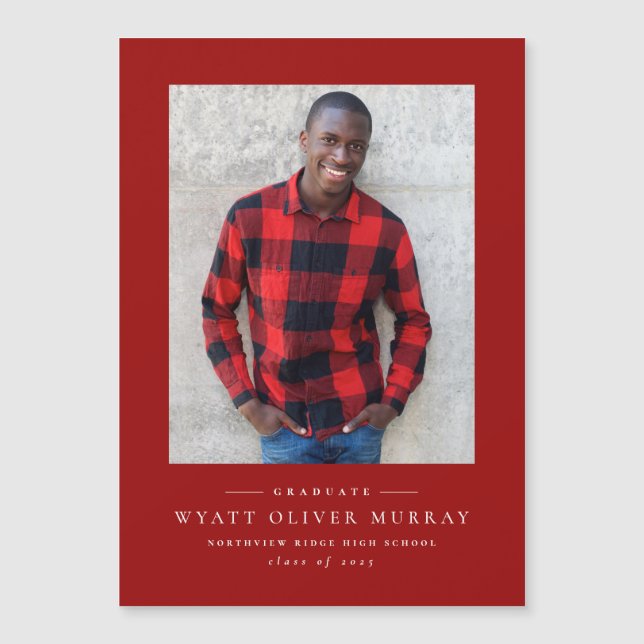 Imagem simples do anúncio clássico de graduação ve (Frente)