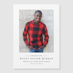 Imagem simples do anúncio de graduação em branco p