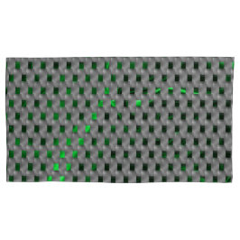 Imagem verde sob placas de cinza, quadrados oblong