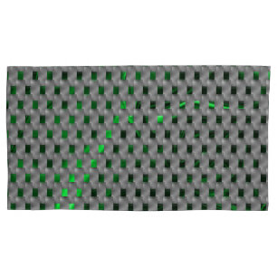 Imagem verde sob placas de cinza, quadrados oblong