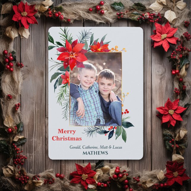 Imagem Vertical do Quadro Dourado de Poinsettia de (Criador carregado)