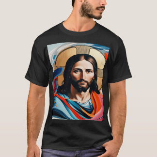 Imagens abstrato de Jesus na Camisa