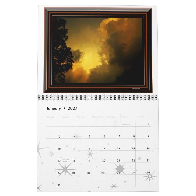 Imagens alteradas por A. Higney Calendário (Jan 2027)