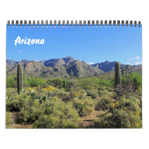 Imagens Cênicas do Calendário de Arizonas