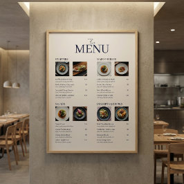 Imagens de Código QR de Menu de Restaurante Clássi