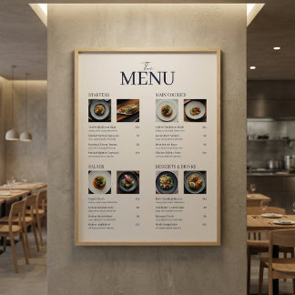 Imagens de Código QR de Menu de Restaurante Clássi