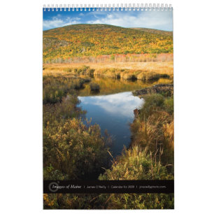 Imagens de Maine por James O'Reilly: Calendário