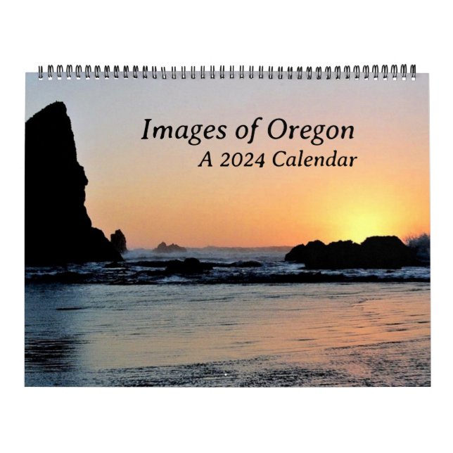 Imagens do Calendário de Oregon A 2024 (Capa)
