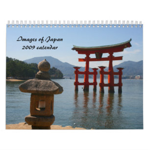 imagens do calendário do Japão 2009