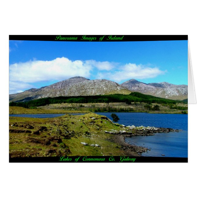 Imagens irlandesas para cartão (Frente Horizontal)
