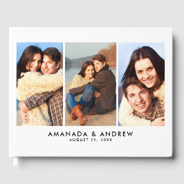 Imagens Múltiplas Modernas Elegante Livro de Convi