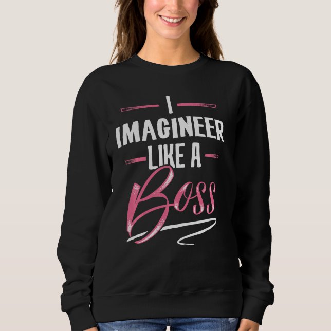 IMAGINANTE COMO A camiseta Lady Boss Girl Power (Frente)