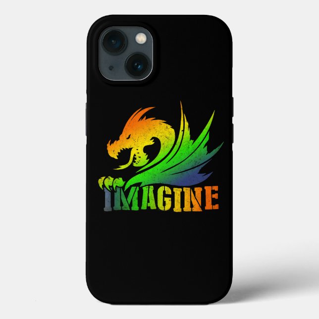 IMAGINE Fantasy Dragon Style Excelente Para Presen (Verso)