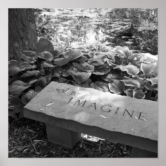 "Imagine" Impressão de arte fina (Frente)