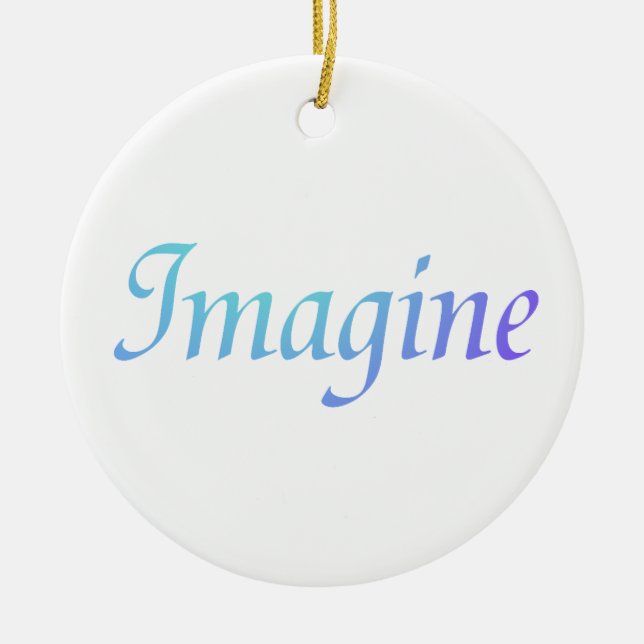 Imagine o ornamento (Frente)