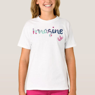 Imagine uma camiseta escribble impressão gráfica