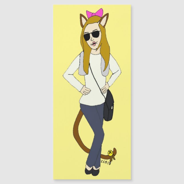 íman catgirl (Frente)
