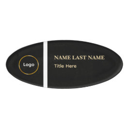 Íman Elegante com Logotipo Personalizado Azul Poei
