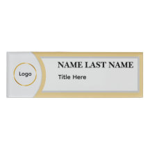 Íman Elegante Logo Personalizado Azul Poeirento Br